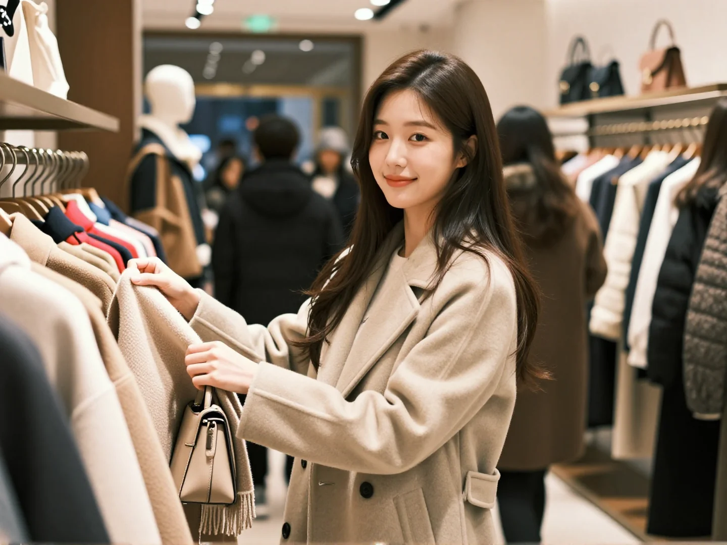 남지현 겨울 무스탕 코디04